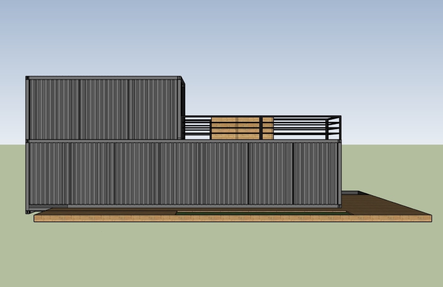 dual-deck container restaurant for sale
